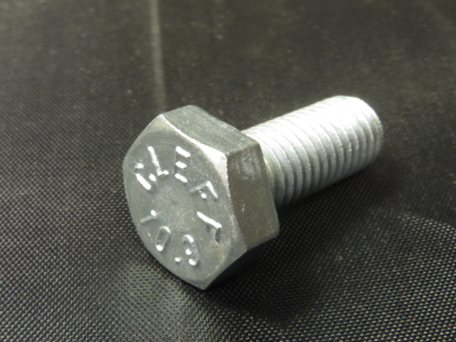 (image for) M10 X 1.0 HEX BOLT ZINC PLATED 10.9 - Click Image to Close